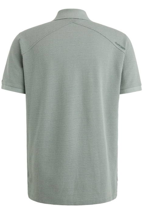 Cast Iron short sleeve r-neck two tone waffl